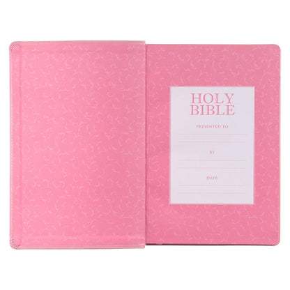 KJV Bible Giant Print Full Size Pink Christian Art Gifts Inc