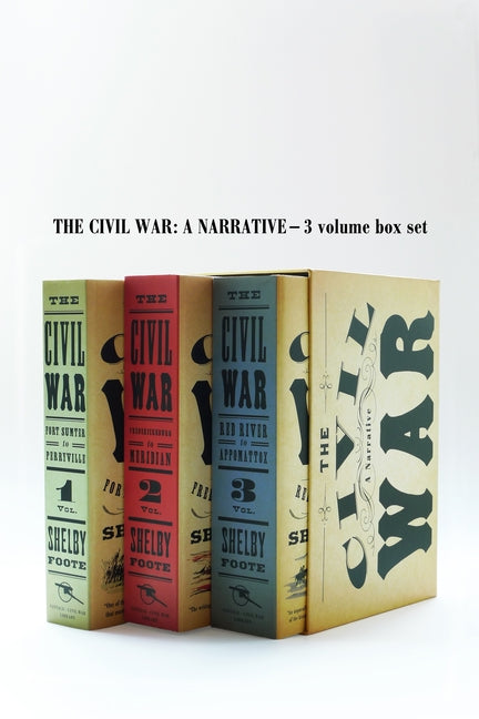 The Civil War: A Narrative - 3 Volume Box Set Vintage