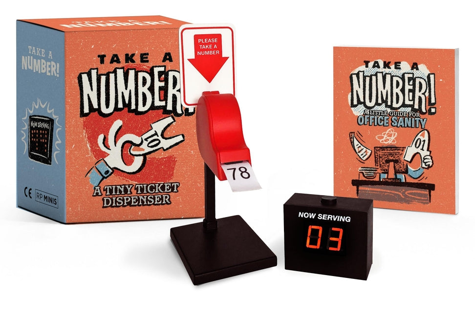 Take a Number!: A Tiny Ticket Dispenser [With Mini Book] EPIK NEO