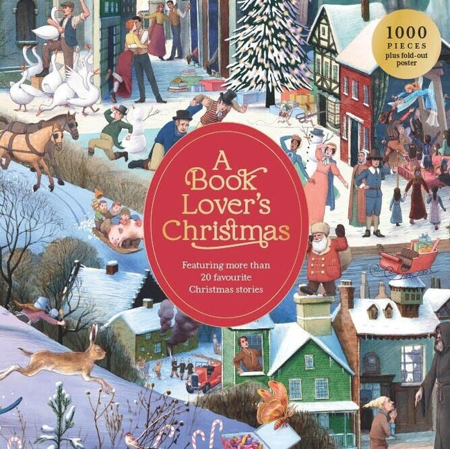 A Book Lover's Christmas 1000 Piece Puzzle: A 1000-Piece Jigsaw Puzzle EPIK NEO